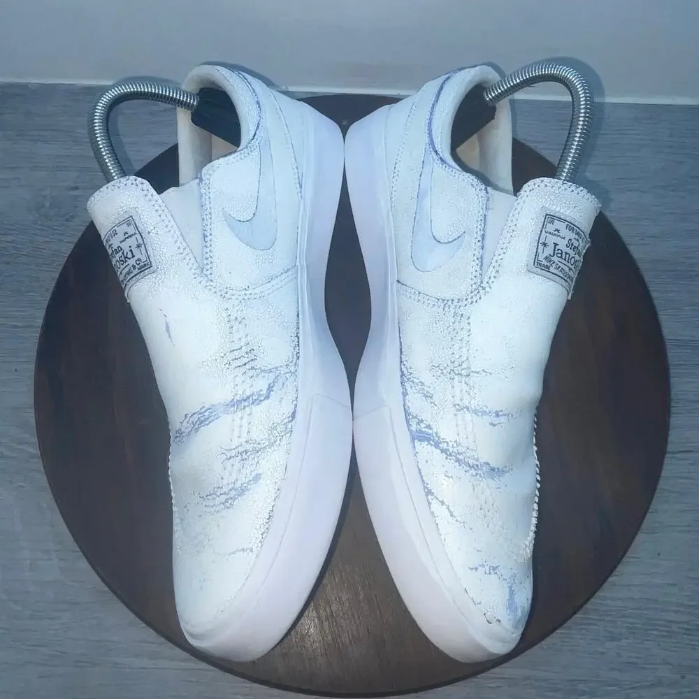 Nike SB Zoom Stefan Janoski RM Slip On Mens Shoes Size 8 White Sneakers Skate